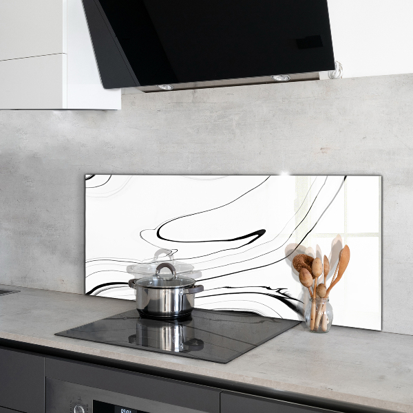 Kuchyňský skleněný panel Jemná textura