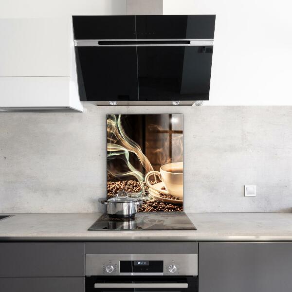 Skleněný panel Šálek s aromatickou kávou