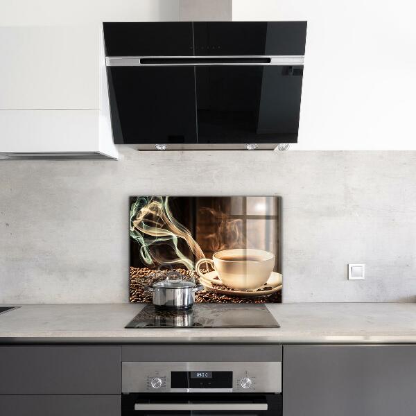 Skleněný panel Šálek s aromatickou kávou