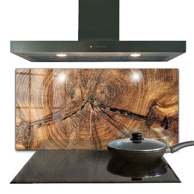 Kuchyňský skleněný panel Textura kufru