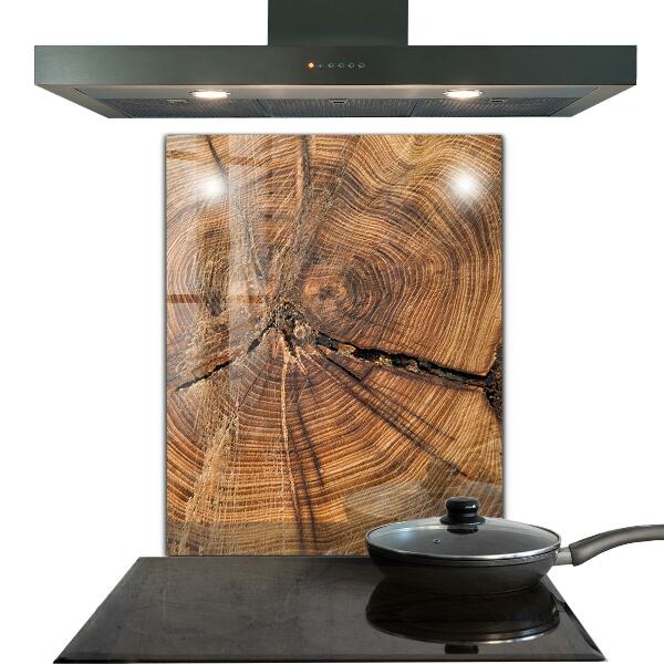 Kuchyňský skleněný panel Textura kufru