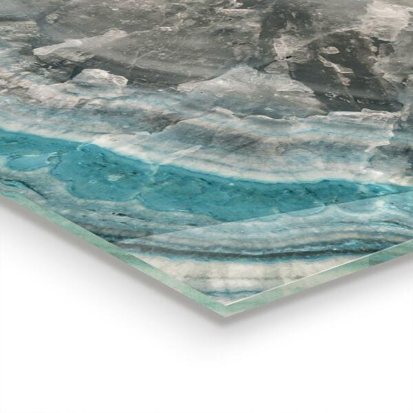 Skleněný panel Abstraktní barva spirála vzor