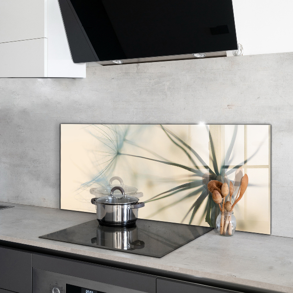 Skleněné obklady do kuchyně Krásná jemná pampeliška