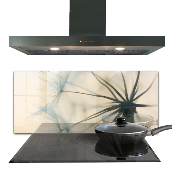 Skleněné obklady do kuchyně Krásná jemná pampeliška