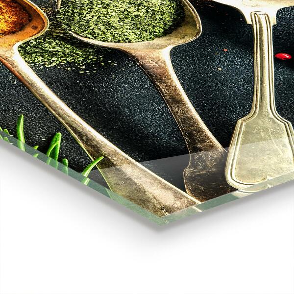 Skleněný panel Aromatické koření