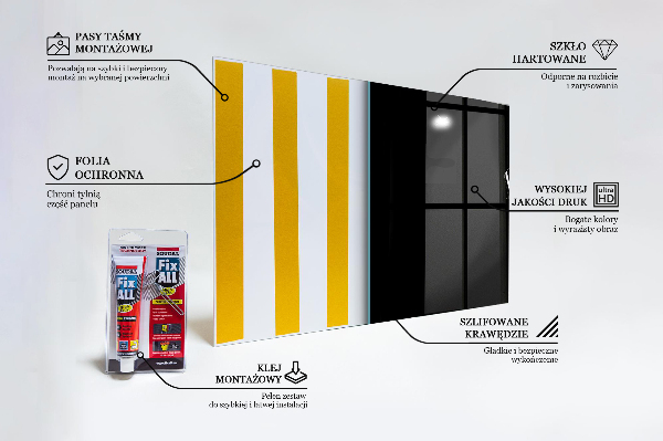 Skleněný panel Noční přípitek šampaňským