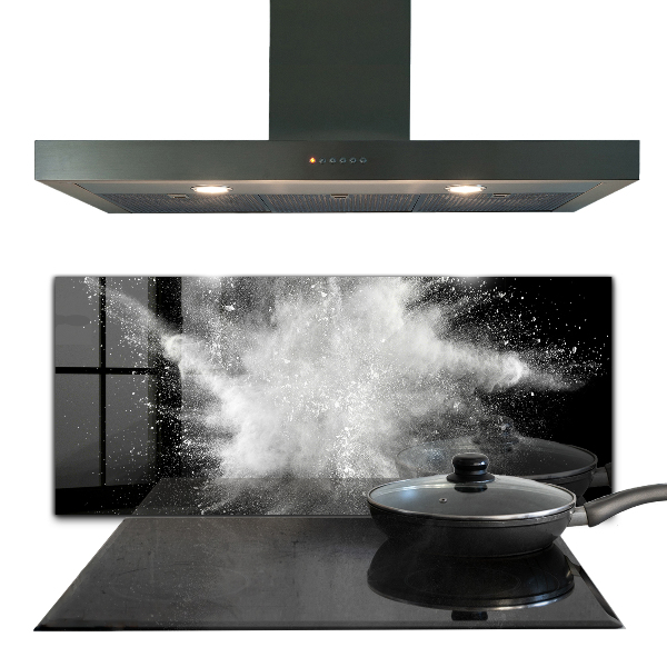 Skleněný panel Prášková exploze abstrakce