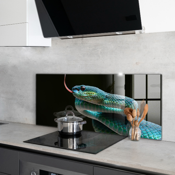 Skleněný panel Snake wildlife
