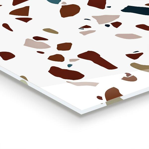 Skleněný panel Kámen terrazzo