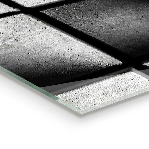 Skleněný panel Monochromatické kostky