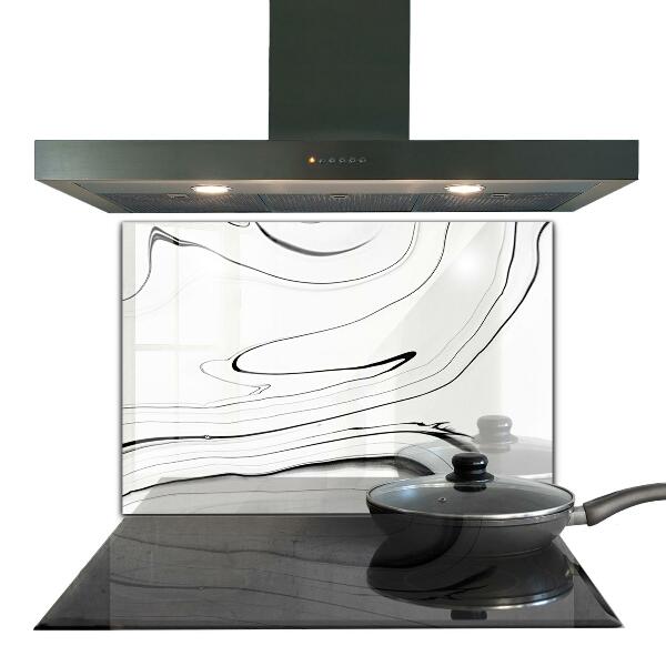 Skleněný panel Struktura z bílého mramoru