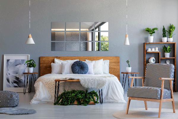 Samolepící zrcadlové obklady 6 ks 30x20 cm