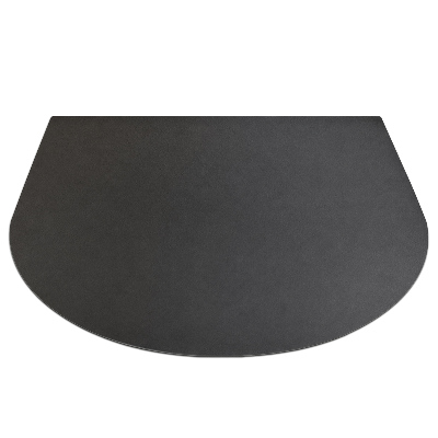 Polokruhový ochranný plech pod gril 100x100 cm