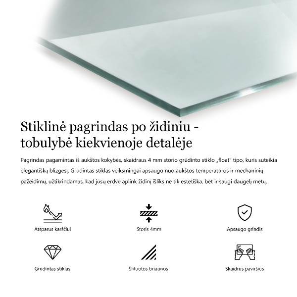 Podložka pod kamna h40