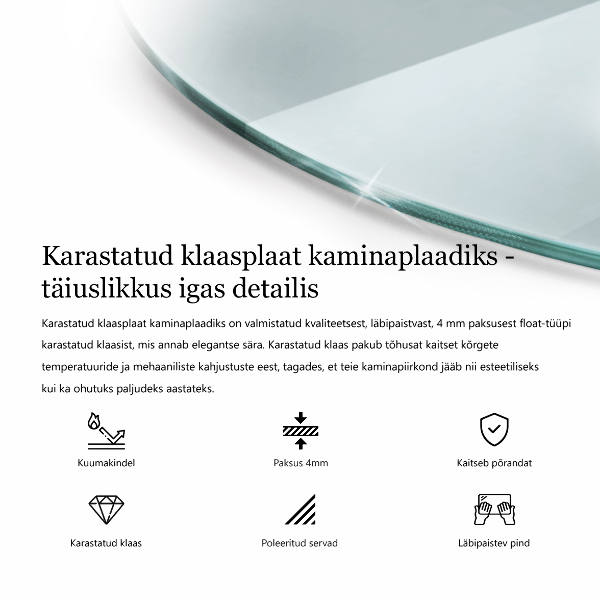 Podložka pod kamna 100x100 cm