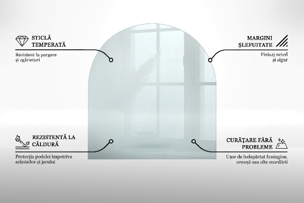 Podložka pod kamna 80x70 cm