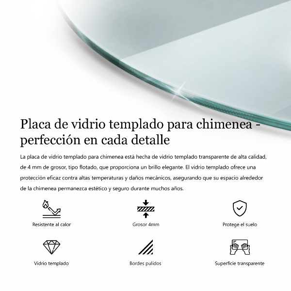 Podložka pod kamna fi80 cm