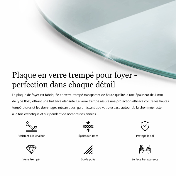 Podložka pod kamna fi90 cm