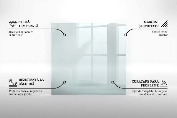 Sklo pod krbová kamna 100x70 cm
