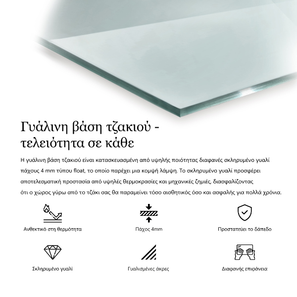 Podložka pod kamna 125x50 cm