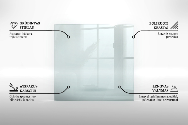 Sklo pod krbová kamna 140x70 cm