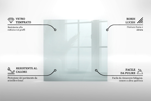 Sklo pod krbová kamna 140x70 cm