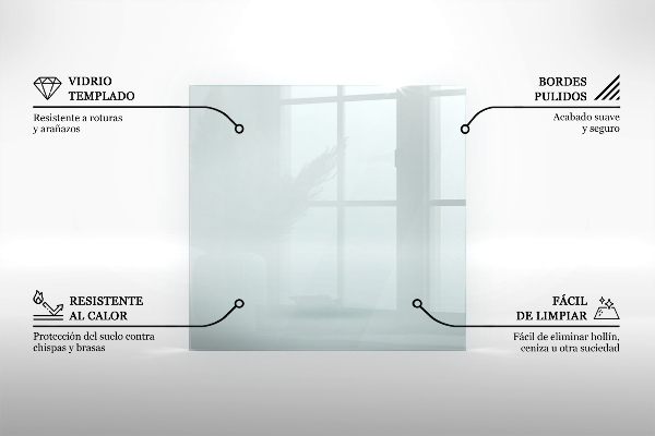 Sklo pod krbová kamna 60x40 cm
