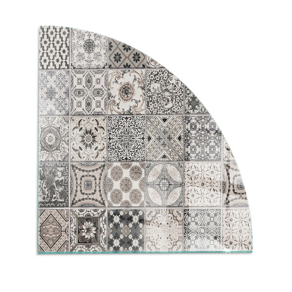 Podložka pod kamna Dekorativní vzory dlaždic