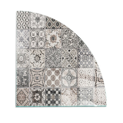 Podložka pod kamna Dekorativní vzory dlaždic
