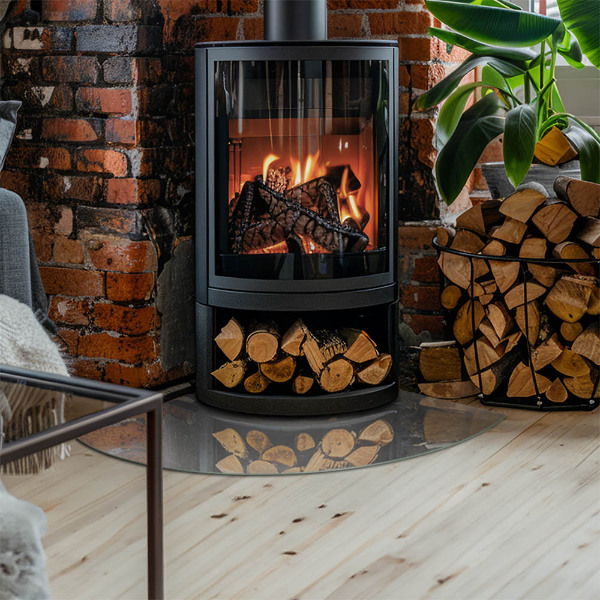 Podložka pod kamna Betonová textura s efektem