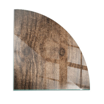 Sklo pod kamna Přírodní dřevěný vzor