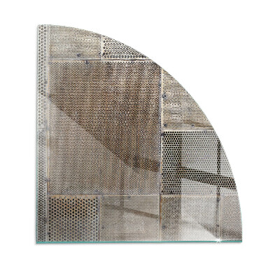 Sklo pod kamna Vzor perforovaného plechu