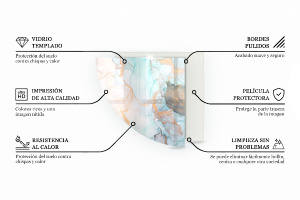 Podložka pod kamna Rustikální styl prken