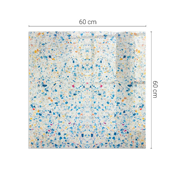 Čtvercové sklo před krb Abstraktní textura vzor