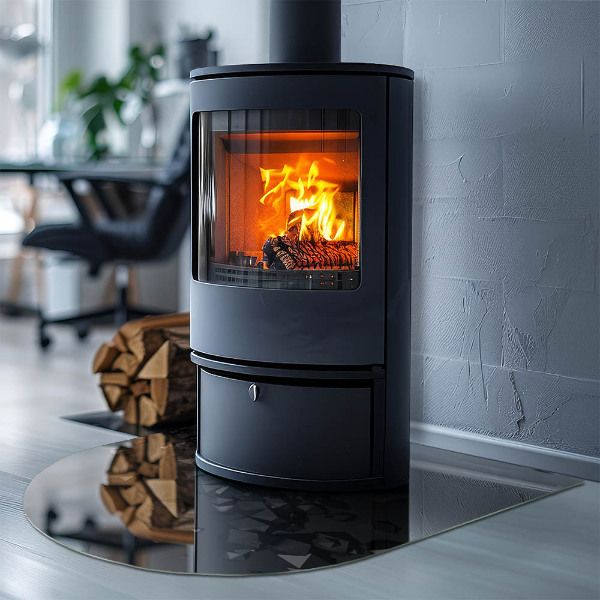 Sklo před krbovou vložku Abstraktní oblak pevných látek