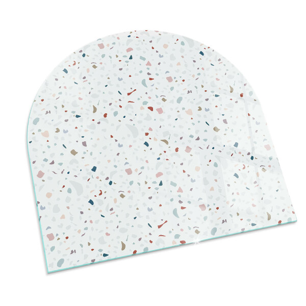 Sklo před krbovou vložku Vzor s malými tvary