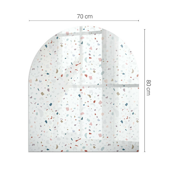 Sklo před krbovou vložku Vzor s malými tvary