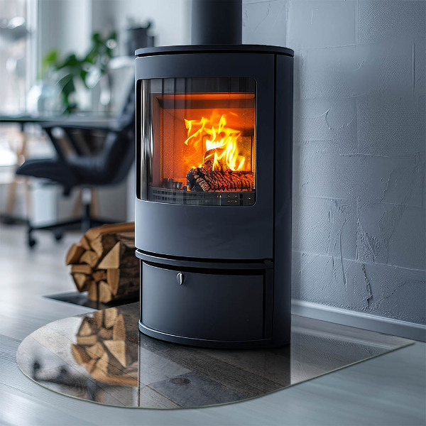 Sklo před krbovou vložku Desky v různých odstínech