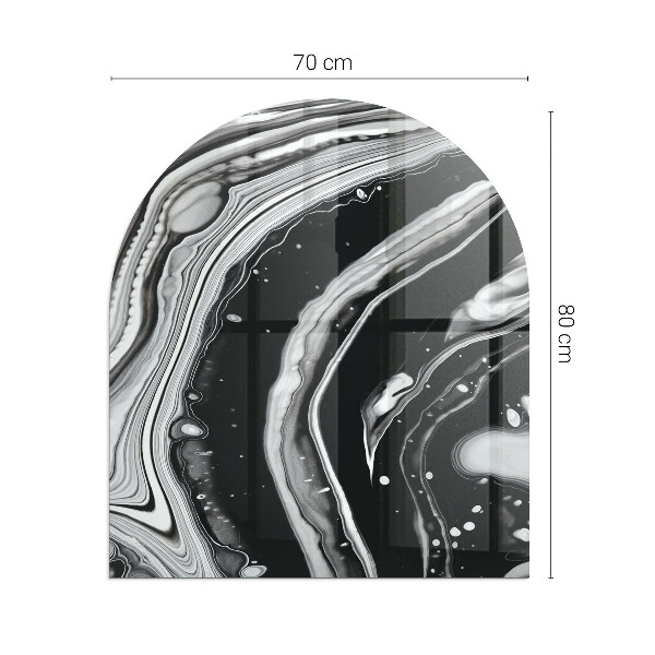 Sklo před krbovou vložku Abstraktní vlny a čáry