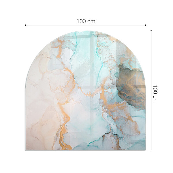 Sklo před krbovou vložku Abstraktní tekutý vzor