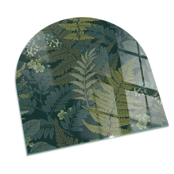 Nehořlavá podložka pod kamna Rostlinné motivy s motýly