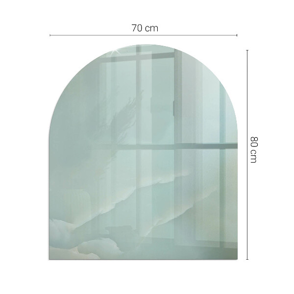 Nehořlavá podložka pod kamna Jemný mramorový vzor