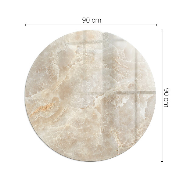 Kulatá podložka pod krbová kamna Vzor z přírodního kamene