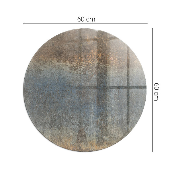Kulaté sklo pod krbová kamna Abstraktní textura vzor