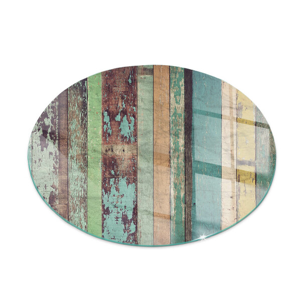 Kulatá podložka pod krbová kamna Desky v různých odstínech