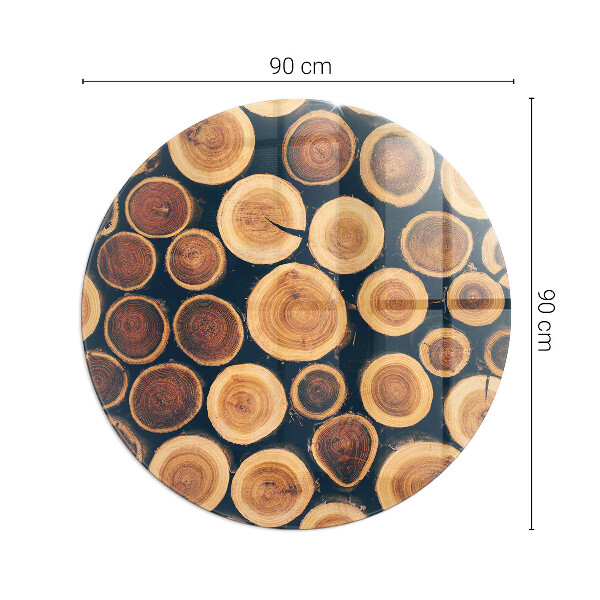 Kulaté sklo pod krbová kamna Krabice s řezaným dřevem