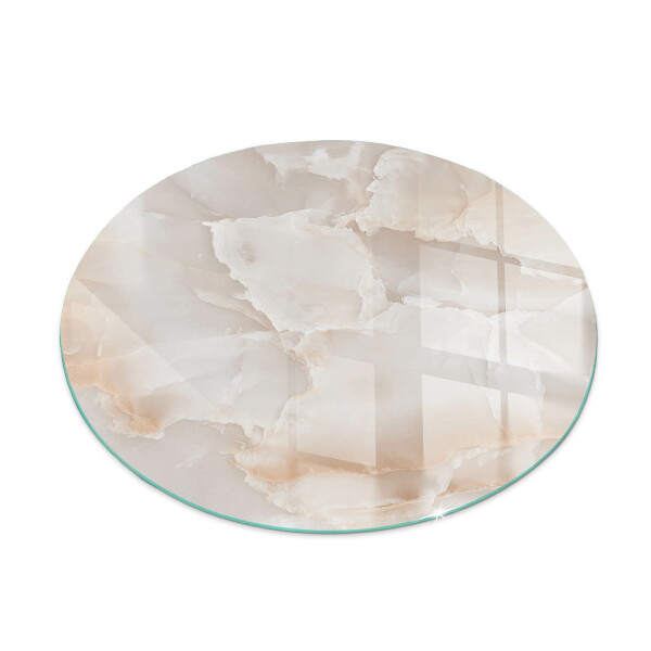 Kulatá podložka pod krbová kamna Vzor z přírodního kamene