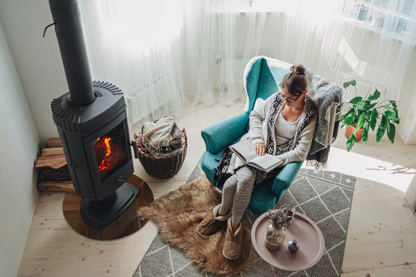 Kulaté sklo pod krbová kamna Barva Hnědá