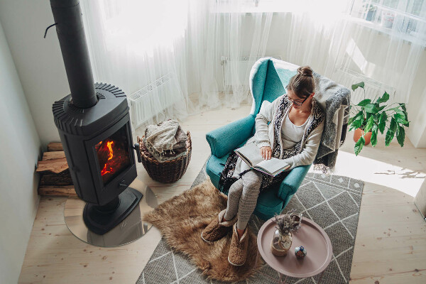 Kulatá podložka pod krbová kamna Barva béžová