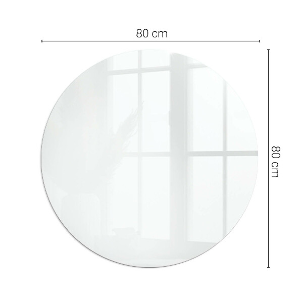 Kulaté sklo pod krbová kamna Barva Bílá